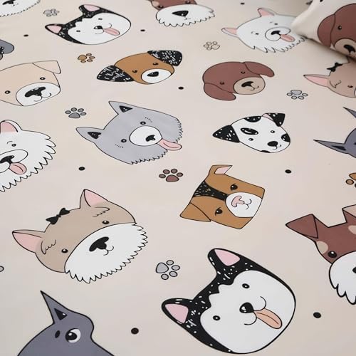 SDY 4PCS Dog Bedding Sheets Set Full Size 1