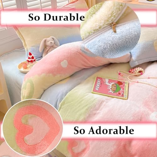 OranFran Rainbow Love Kids Duvet Cover Set