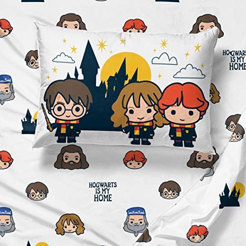 Harry Potter Hogwarts Is My Home 3 Piece Twin Sheet Set