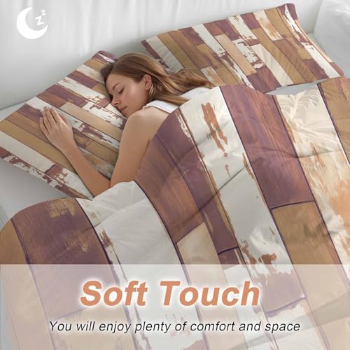 Sabolny Orange Microfiber Duvet Cover Set with Throw Pillowcases