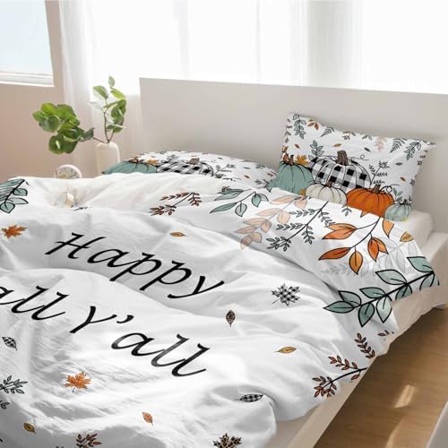 Alandar Home Duvet Cover Set Fall Thanksgiving