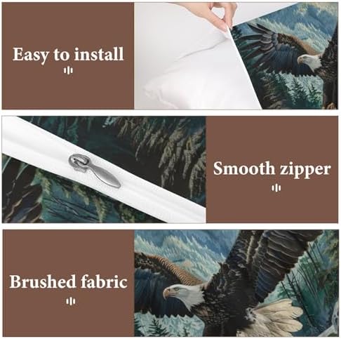 Delerain Flying Bald Eagle Comforter Set Full Size