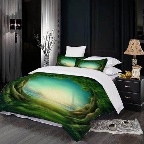3 Piece Kids Duvet Cover Set with Zipper
