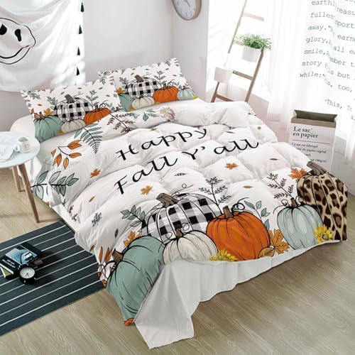 Alandar Home Duvet Cover Set Fall Thanksgiving