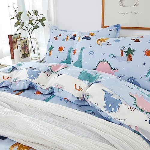 Brandream Kids Duvet Cover Set Twin Twin XL Dinosaur Print Reversible