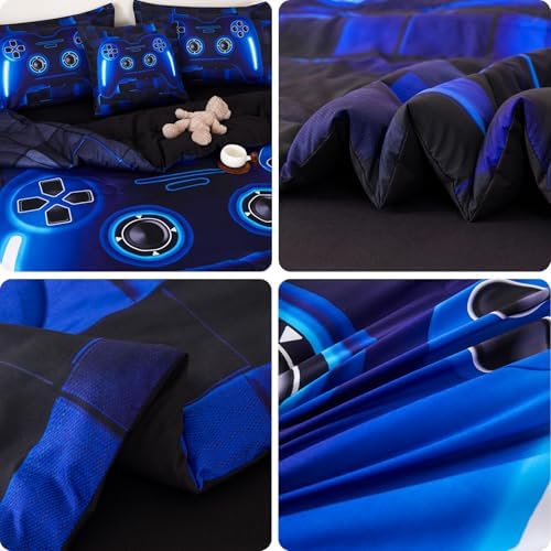 ASKOTU Gamer Full Bedding Set for Boys