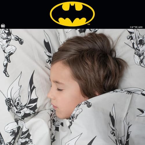 Franco Batman Kids 3-Piece Organic Cotton Sheet Set