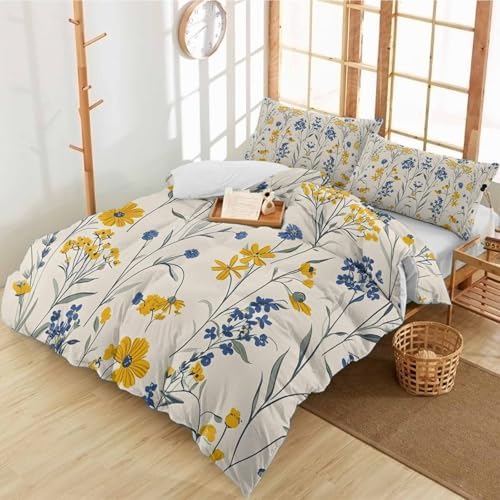 3 Piece Bedding Set with Duvet Cover and Pillow Shams 1