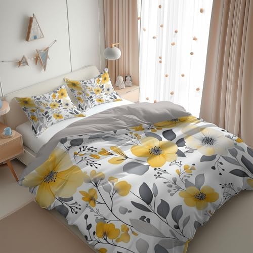 California King Duvet Cover Set with 2 Pillowcases 1