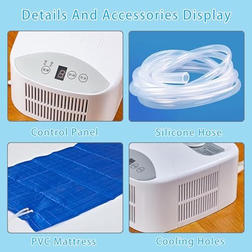 JINEKU Water-Cooled Mattress with Semiconductor Cooling and 1-9 Hour Timer