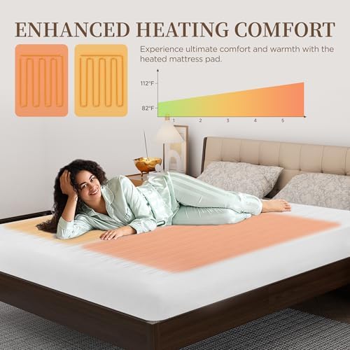 Texciting Heated Mattress Pad King Size 1