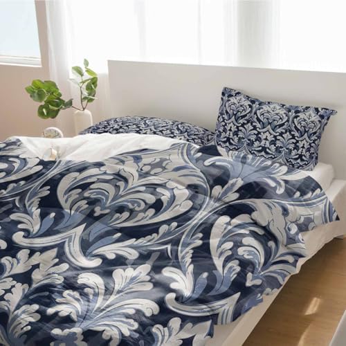 Alandar Home 3 Piece Bedding Set with Abstract Floral Pattern