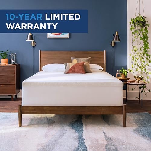 Tempur-Cloud 2-Inch Mattress Topper Cal King White 1