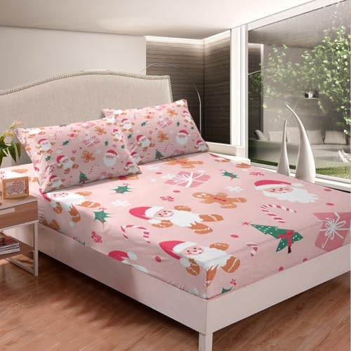 Feelyou Christmas Bedding Set 3Pcs Full Size