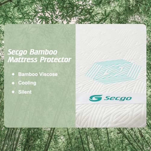 Secgo Premium Cooling Waterproof Twin Mattress Protector