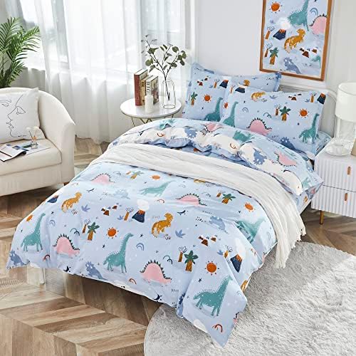 Brandream Kids Duvet Cover Set Twin Twin XL Dinosaur Print Reversible