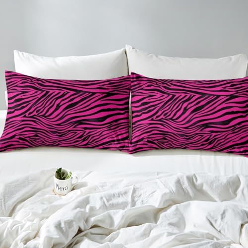 Feelyou Zebra Bed Sheet Set Twin Size Microfiber