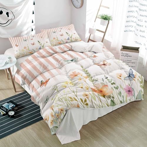 Alandar Home Duvet Cover Set Pastoral Floral