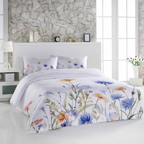 3 Piece Farmhouse Duvet Cover Set with Pillow Shams