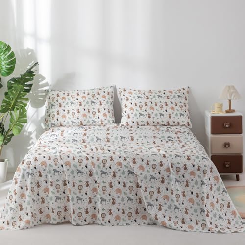 Jessrydo Twin Sheet Set Kids Deep Pocket 3 Piece