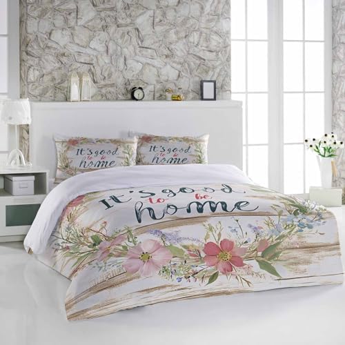 Alandar Home 3 Piece Breathable Duvet Cover Set 1