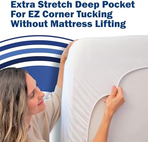 CleanRest Waterproof Mattress Protector with Allergen Barrier