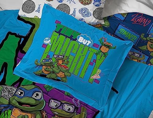 Jay Franco Teenage Mutant Ninja Turtles Twin Comforter Set - 5 Piece Bedding