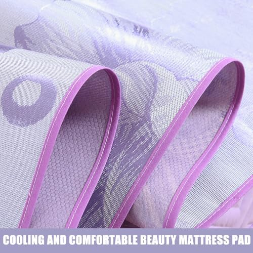 LDLCYCN Cooling Massage Mattress Pad with Face Hole