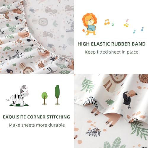Jessrydo Twin Sheet Set Kids Deep Pocket 3 Piece