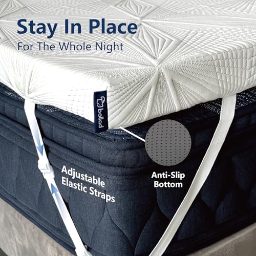 Ballad 3 Inch King Size Memory Foam Mattress Topper