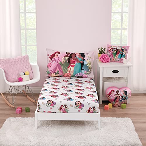 NoJo Disney Princesses 2-Piece Toddler Sheet Set 1