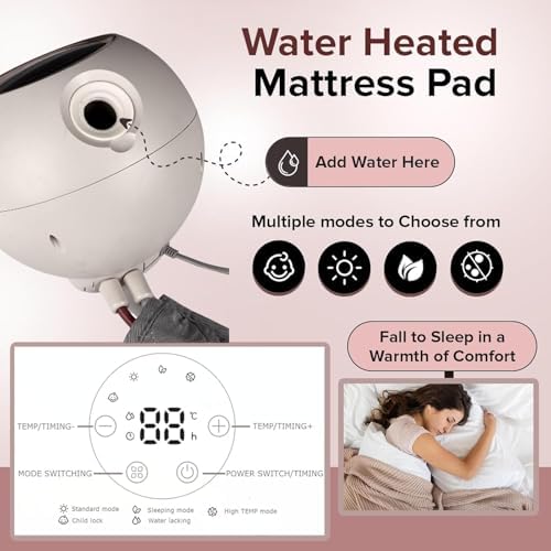 Thermacycle Water Circulating Mattress Pad - EMF-Free Quiet King Size
