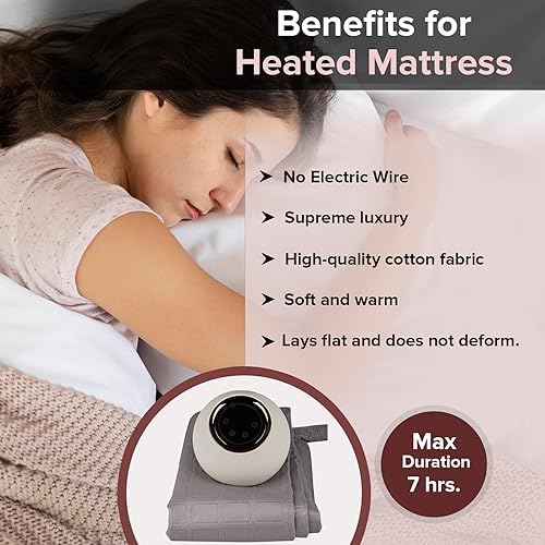 Water Circulating Heated Mattress Pad by Thermacyle - Queen Size