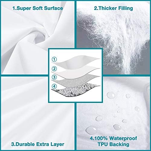 Lunsing Waterproof Queen Mattress Protector 1