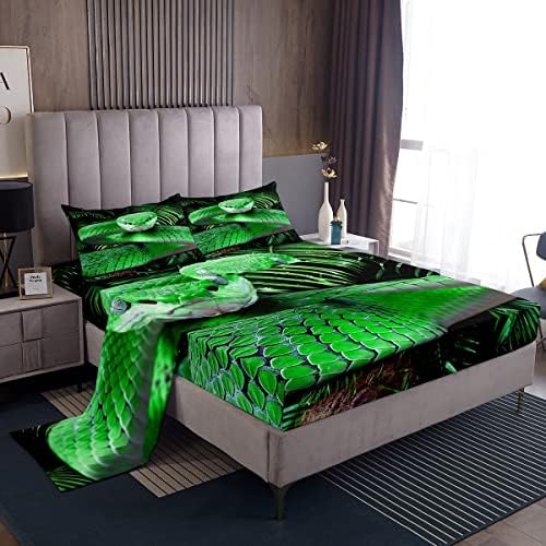 Erosebridal Green Snake Full Sheet Set