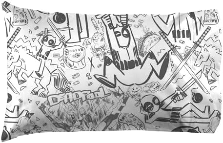 Jay Franco Deadpool Comic Sketch Twin Sheet Set