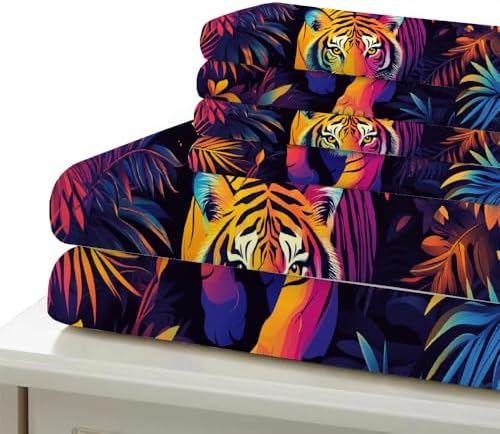 GIPNIAU 3D Print Duvet Cover Set with Zipper California King 1