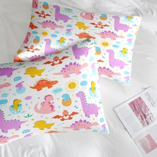 Pamnest Comforter Set Full Size Dinosaur 7 Pcs Bedding