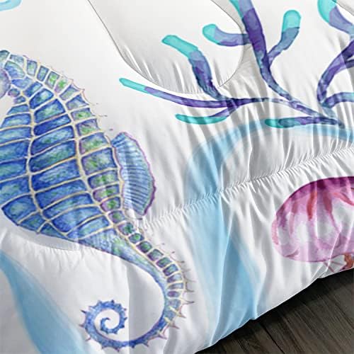CVHOUSE Hippocampus Bedding Set Full Size