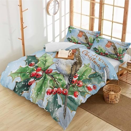 Alandar Home 3 Piece Duvet Cover Set with Pillow Shams 1