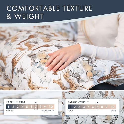 Where The Polka Dots Roam Safari Animal Twin Bed Set