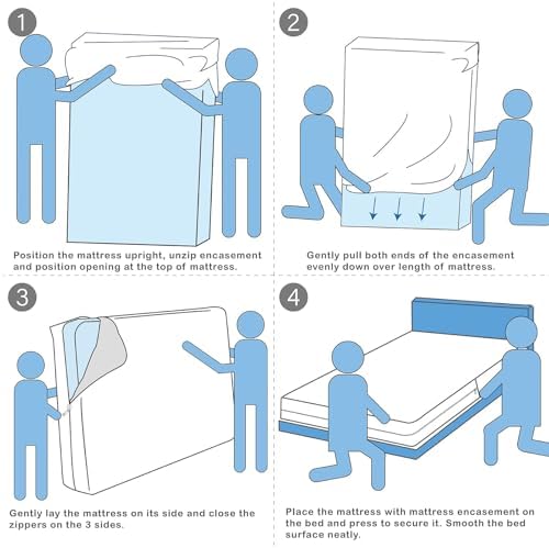 WINKAURA 60x80 Queen Mattress Protector 9 Inch Deep