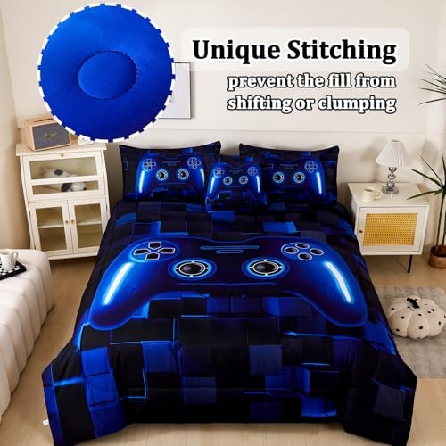 ASKOTU Gamer Full Bedding Set for Boys