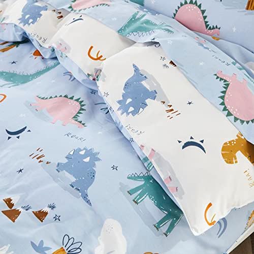 Brandream Kids Duvet Cover Set Twin Twin XL Dinosaur Print Reversible