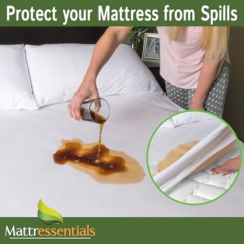 Mattressentials Zippered Twin XL Mattress Encasement - 11-13 Depth Bed Bug Waterproof Hypoallergenic