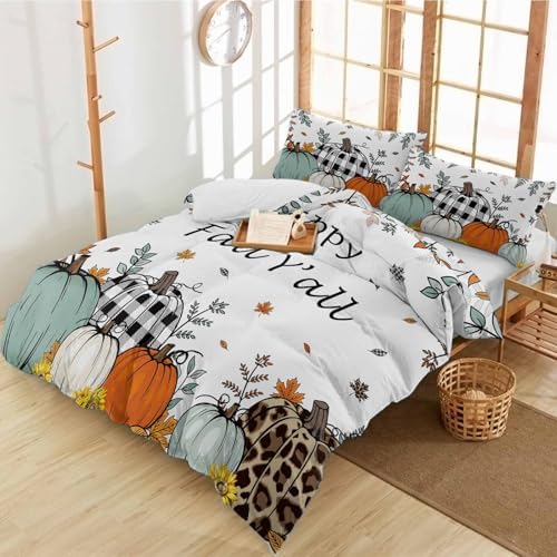 Alandar Home Duvet Cover Set Fall Thanksgiving