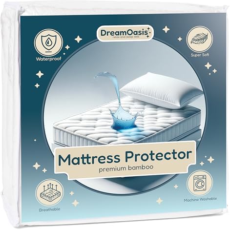 DreamOasis Waterproof Mattress Protector Full Size