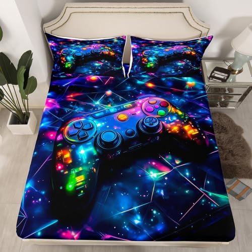 Feelyou Kids Galaxy Bed Sheet Set Twin Size