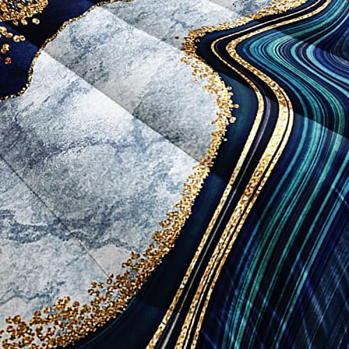 HOSIMA Marble Printed Comforter Set Queen Size