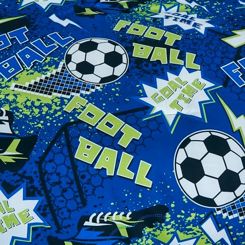 Chezmoi 3-Piece Football Comforter Set Twin Size